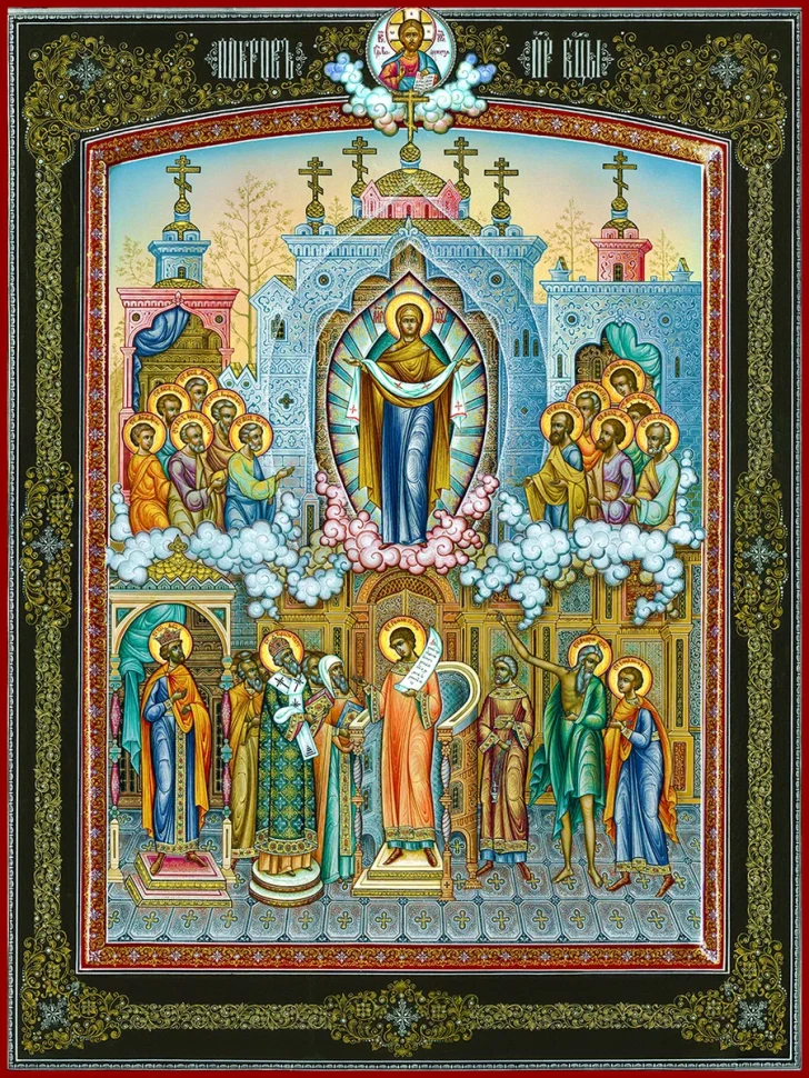 Икона Покров Пресвятой Богородицы 30*40 см