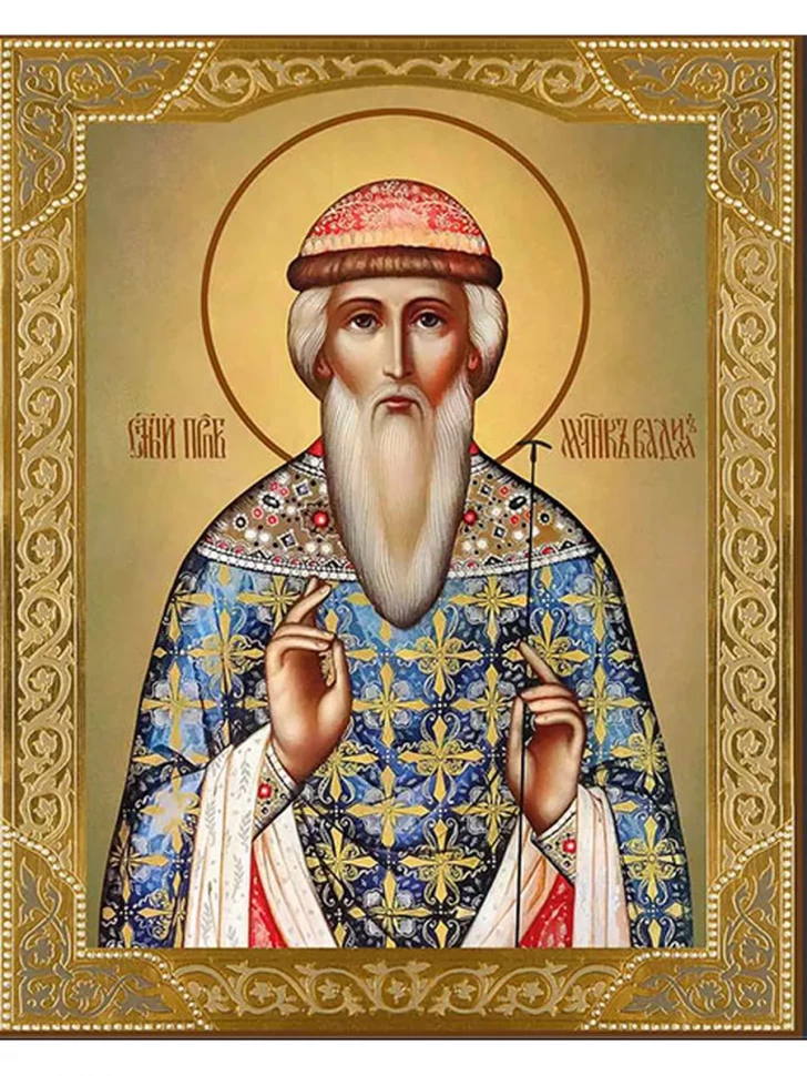 Икона Вадим Персидский 9*10 см