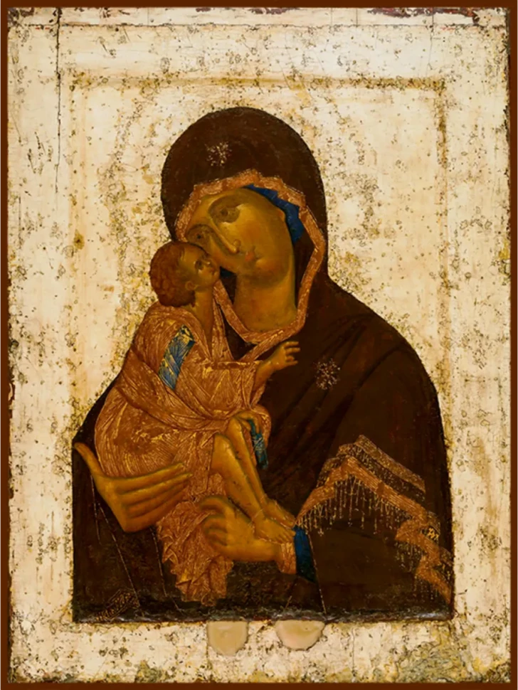 Икона Богородицы Донская 9*10 см
