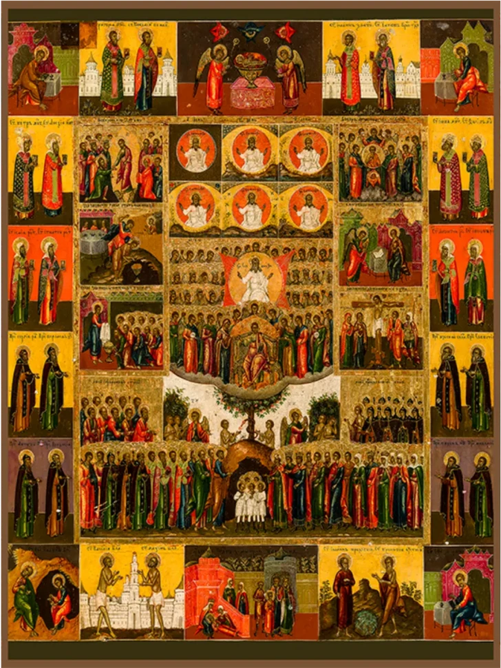 Икона Шестоднев 30*40 см.