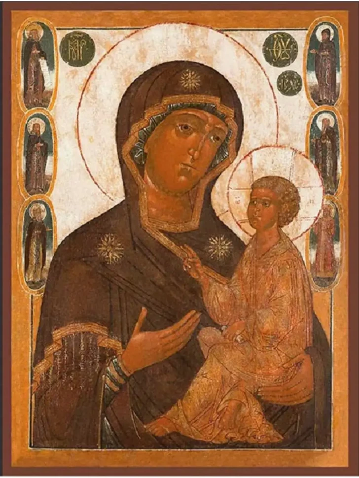 Тихвинская икона Божией Матери 30*40 см